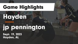 Hayden  vs jp pennington Game Highlights - Sept. 19, 2023