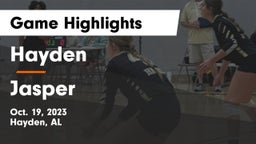 Hayden  vs Jasper  Game Highlights - Oct. 19, 2023