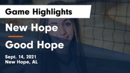 New Hope  vs Good Hope  Game Highlights - Sept. 14, 2021
