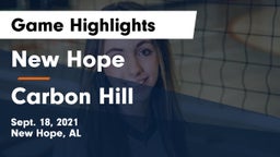 New Hope  vs Carbon Hill Game Highlights - Sept. 18, 2021