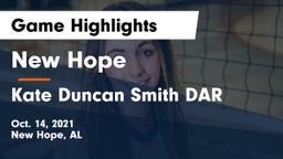 New Hope  vs Kate Duncan Smith DAR  Game Highlights - Oct. 14, 2021