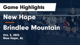 New Hope  vs Brindlee Mountain Game Highlights - Oct. 5, 2023