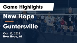 New Hope  vs Guntersville  Game Highlights - Oct. 10, 2023