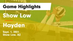 Show Low  vs Hayden Game Highlights - Sept. 1, 2021