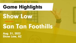 Show Low  vs San Tan Foothills  Game Highlights - Aug. 31, 2022