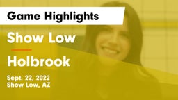 Show Low  vs Holbrook  Game Highlights - Sept. 22, 2022