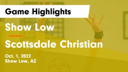 Show Low  vs Scottsdale Christian Game Highlights - Oct. 1, 2022