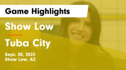Show Low  vs Tuba City  Game Highlights - Sept. 30, 2023