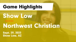 Show Low  vs Northwest Christian  Game Highlights - Sept. 29, 2023