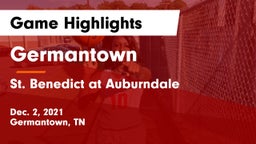 Germantown  vs St. Benedict at Auburndale   Game Highlights - Dec. 2, 2021