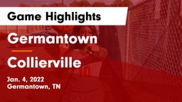 Germantown  vs Collierville  Game Highlights - Jan. 4, 2022