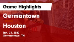 Germantown  vs Houston  Game Highlights - Jan. 21, 2022