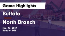 Buffalo  vs North Branch  Game Highlights - Jan. 13, 2017