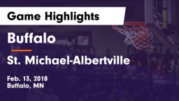Buffalo  vs St. Michael-Albertville  Game Highlights - Feb. 13, 2018