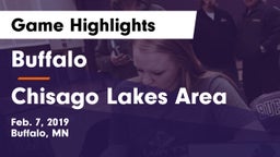 Buffalo  vs Chisago Lakes Area Game Highlights - Feb. 7, 2019