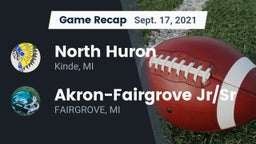 Recap: North Huron  vs. Akron-Fairgrove Jr/Sr  2021