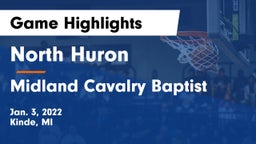 North Huron  vs Midland Cavalry Baptist Game Highlights - Jan. 3, 2022