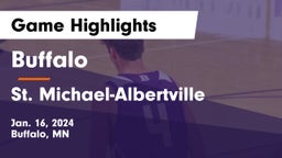 Buffalo  vs St. Michael-Albertville  Game Highlights - Jan. 16, 2024