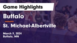 Buffalo  vs St. Michael-Albertville  Game Highlights - March 9, 2024
