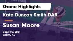 Kate Duncan Smith DAR  vs Susan Moore  Game Highlights - Sept. 25, 2021
