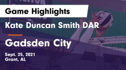 Kate Duncan Smith DAR  vs Gadsden City  Game Highlights - Sept. 25, 2021