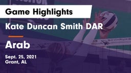 Kate Duncan Smith DAR  vs Arab  Game Highlights - Sept. 25, 2021