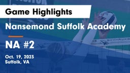 Nansemond Suffolk Academy vs NA #2 Game Highlights - Oct. 19, 2023