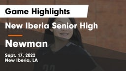 New Iberia Senior High vs Newman Game Highlights - Sept. 17, 2022