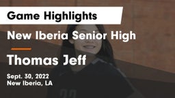 New Iberia Senior High vs Thomas Jeff Game Highlights - Sept. 30, 2022