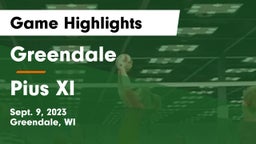 Greendale  vs Pius XI  Game Highlights - Sept. 9, 2023