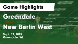 Greendale  vs New Berlin West  Game Highlights - Sept. 19, 2023