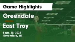 Greendale  vs East Troy  Game Highlights - Sept. 30, 2023