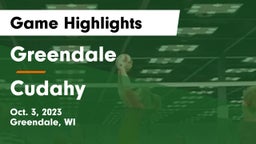 Greendale  vs Cudahy  Game Highlights - Oct. 3, 2023