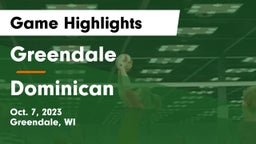 Greendale  vs Dominican  Game Highlights - Oct. 7, 2023