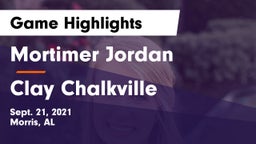 Mortimer Jordan  vs Clay Chalkville Game Highlights - Sept. 21, 2021