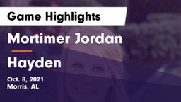 Mortimer Jordan  vs Hayden  Game Highlights - Oct. 8, 2021