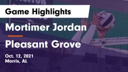 Mortimer Jordan  vs Pleasant Grove  Game Highlights - Oct. 12, 2021