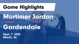 Mortimer Jordan  vs Gardendale  Game Highlights - Sept. 7, 2023
