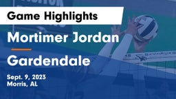 Mortimer Jordan  vs Gardendale  Game Highlights - Sept. 9, 2023