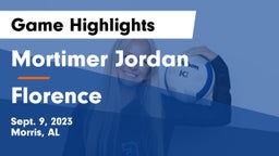 Mortimer Jordan  vs Florence  Game Highlights - Sept. 9, 2023