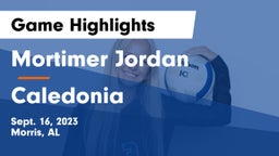 Mortimer Jordan  vs Caledonia  Game Highlights - Sept. 16, 2023