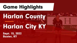 Harlan County  vs Harlan City KY Game Highlights - Sept. 15, 2022