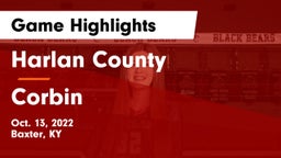 Harlan County  vs Corbin  Game Highlights - Oct. 13, 2022