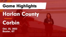 Harlan County  vs Corbin  Game Highlights - Oct. 25, 2022