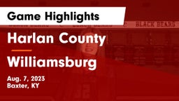 Harlan County  vs Williamsburg Game Highlights - Aug. 7, 2023