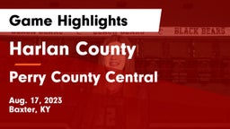 Harlan County  vs Perry County Central  Game Highlights - Aug. 17, 2023