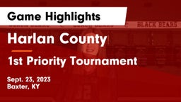 Harlan County  vs 1st Priority Tournament Game Highlights - Sept. 23, 2023