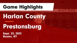 Harlan County  vs Prestonsburg Game Highlights - Sept. 23, 2023
