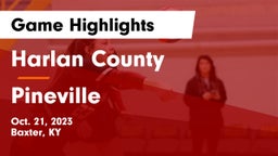 Harlan County  vs Pineville Game Highlights - Oct. 21, 2023