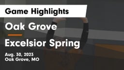 Oak Grove  vs Excelsior Spring Game Highlights - Aug. 30, 2023